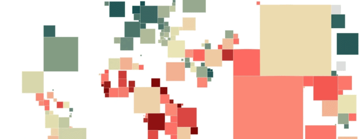 choropleth map of the world, created with Datawrapper
