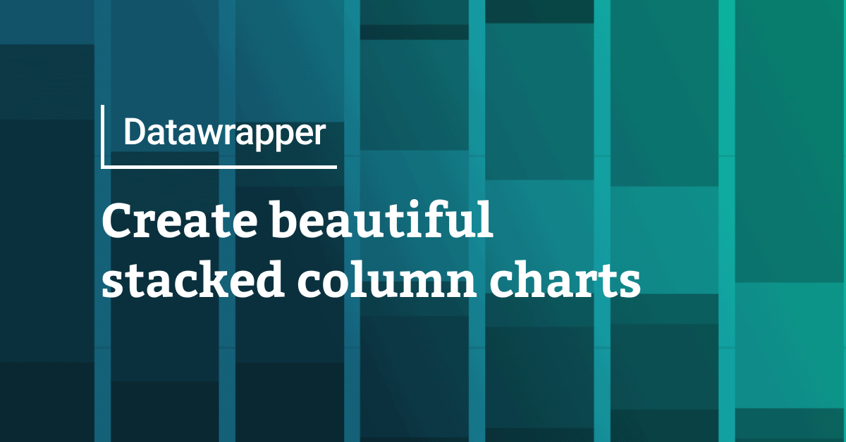 Stacked column charts by Datawrapper: Simple to create & embed.