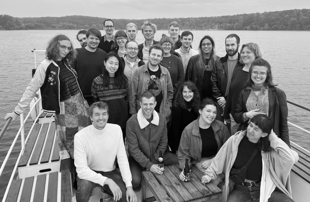 A group photo of the Datawrapper team in September 2022.