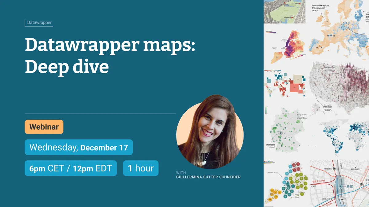 Datawrapper maps deep dive webinar